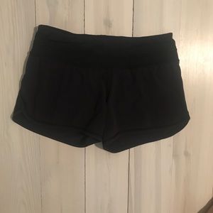 Black Lululemon Run Time Short - Size 6